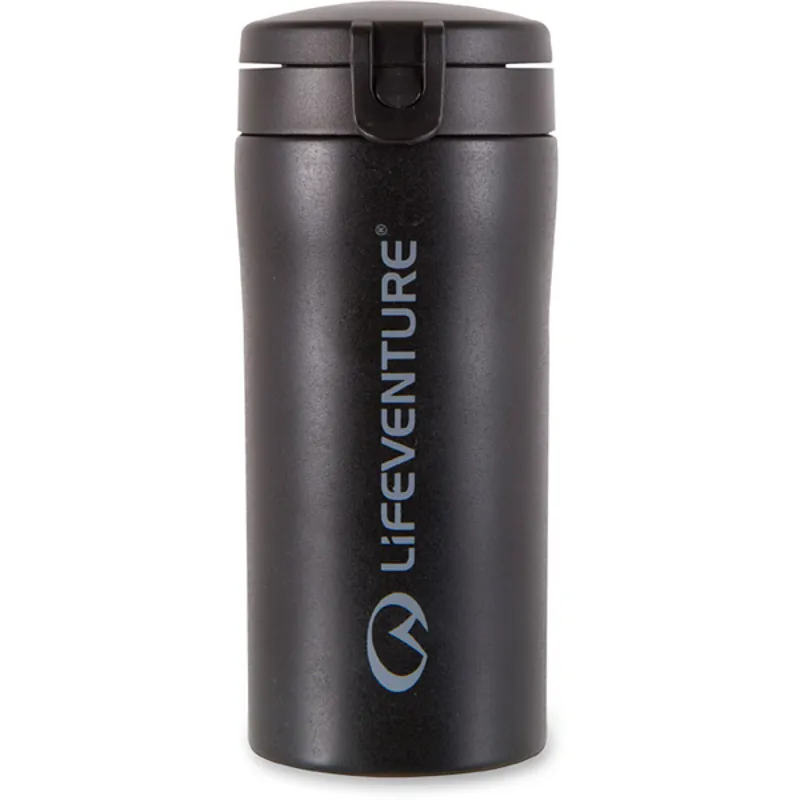 Lifeventure Flip-Top Thermal Mug in Black