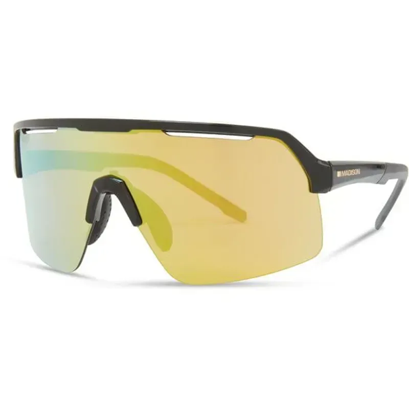 Madison Crypto Air Glasses in Black/Bronze Mirror