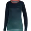 Madison Flux Enduro Diamonds Long Sleeved Womens Jersey in Blue