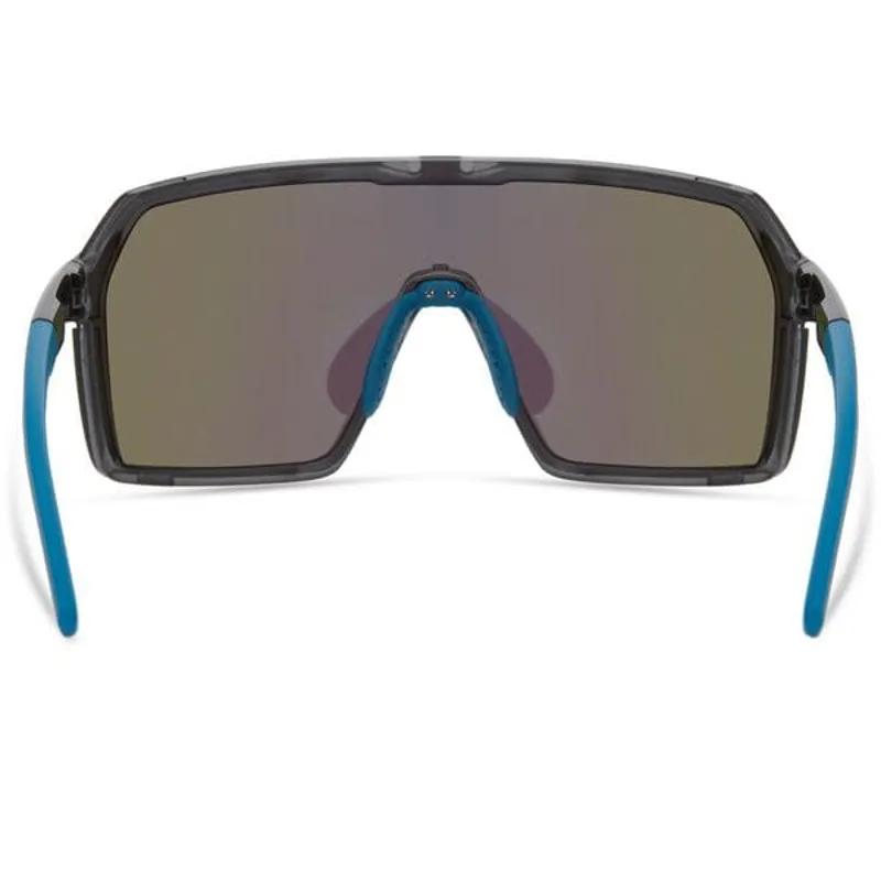 Madison Eyewear Crypto Crystal Gloss Smoke Sunglasses - Green Mirror Lens in Crystal Gloss Smoke-2