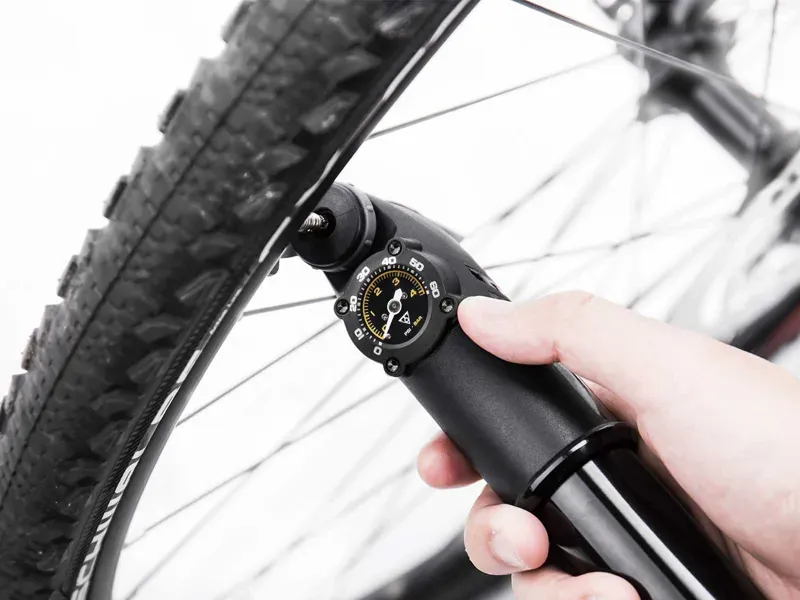Topeak Mountain TT G Mini Pump 60psi w/ Gauge in Black-4