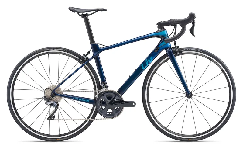 2020 Liv Langma Advanced 1 Carbon Road Race Bike in Blue