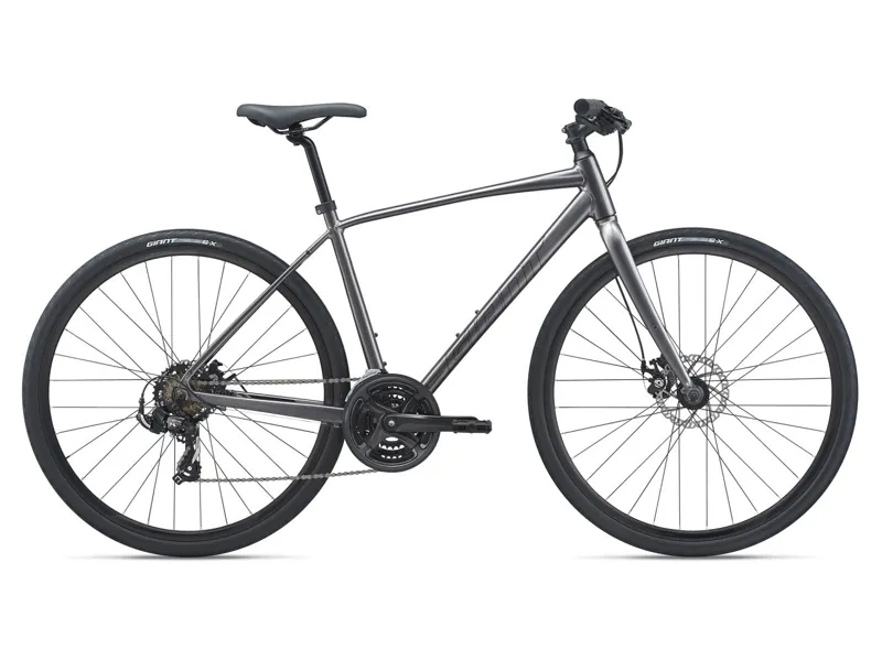 2021 Giant Escape 3 Disc Hybrid Bike in Metallic Black
