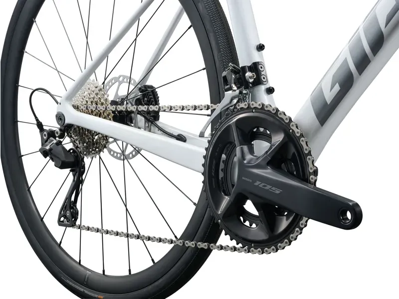Giant Defy Advanced 2 Road Bike in Pearl White-4
