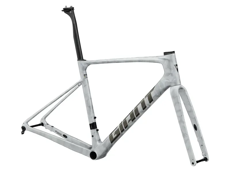 Giant Defy Advanced Pro-FF Frameset in Polar Silver-1
