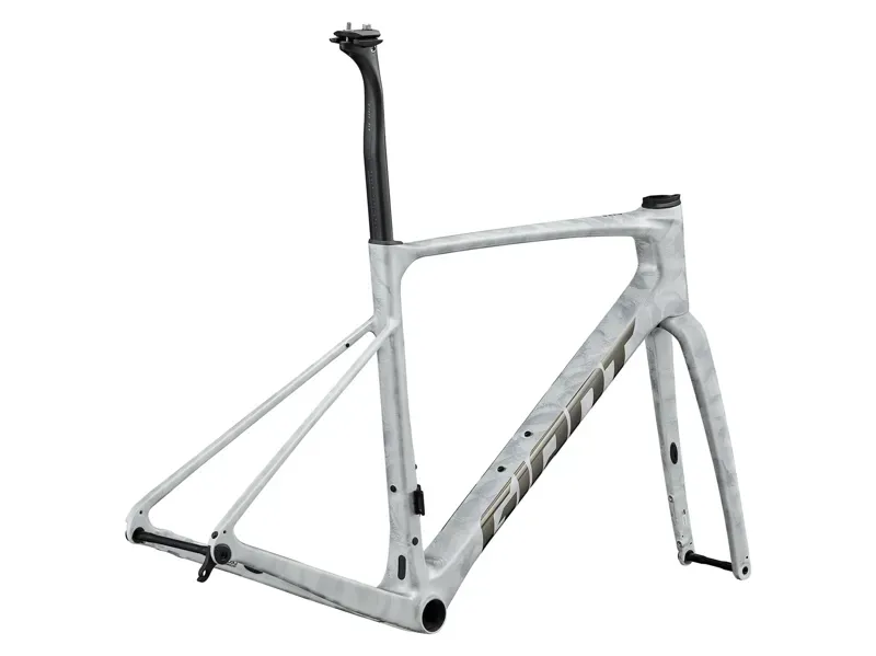 Giant Defy Advanced Pro-FF Frameset in Polar Silver-2