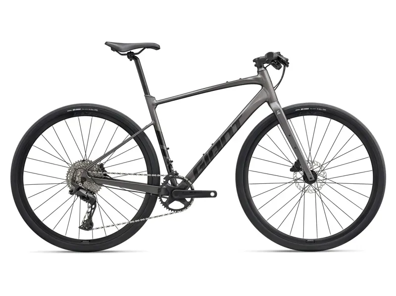 Giant FastRoad AR 1 Gravel Bike in Stealth Chrome