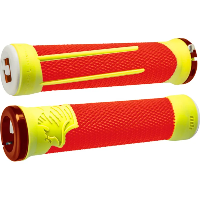 Odi AG2 v2.1 Mountain Bike Lock On Grips in Orange