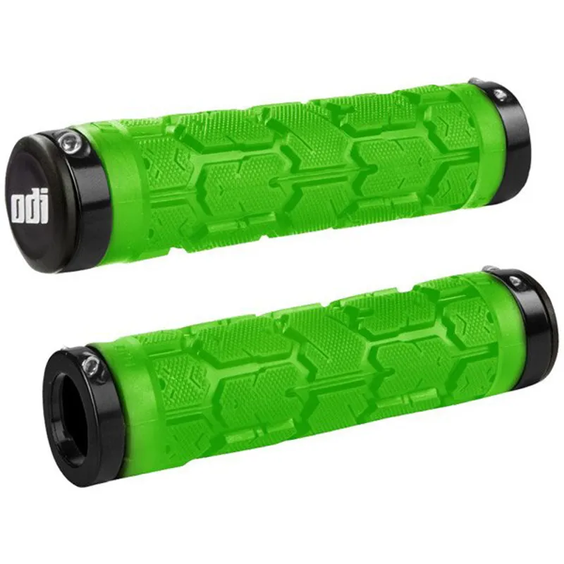Odi Rogue Mountain Bike 130mm Lock On Grips in Green