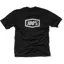 100% Essential Mens T-Shirt in Black