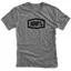 100% Percent Essential Mens T-Shirt in Grey
