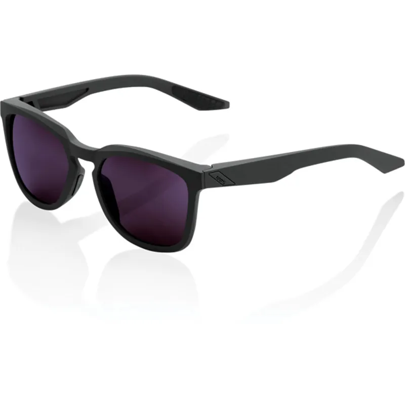 100 Percent Hudson Purple Lens Sunglasses in Grey