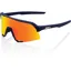 100 Percent S3 HiPer Mirror Red Lens Sunglasses in Blue