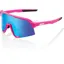 100 Percent S3 HiPer Mirror Blue Lens Sunglasses in Pink