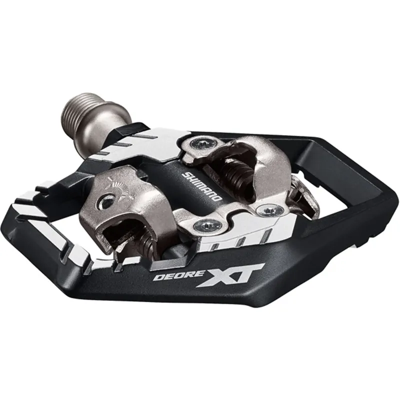 Shimano Pedals XT PD-M8120 Trail Wide SPD 9/16 Inches Pedals in Black