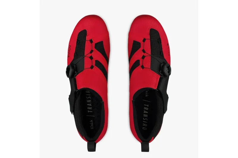 Fizik R3 Transiro Tri Shoes in Red/Black-8