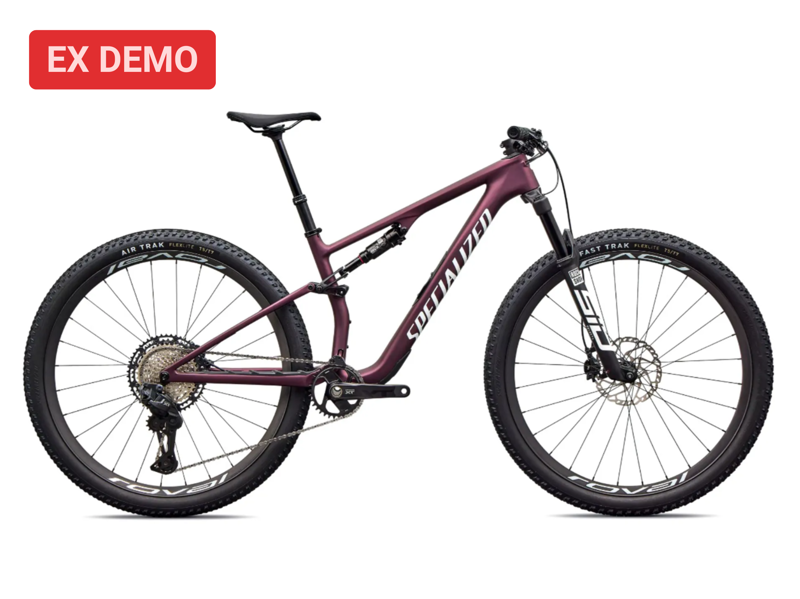 EX DEMO Epic 8 Expert - Deore XT Di2 RockShox Select+ Bordeaux / White Medium