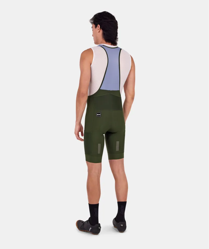 CARGO - MEN'S BIB SHORTS GREEN-3