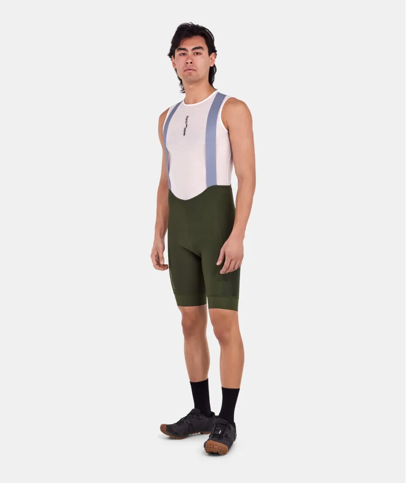 CARGO - MEN'S BIB SHORTS GREEN-2