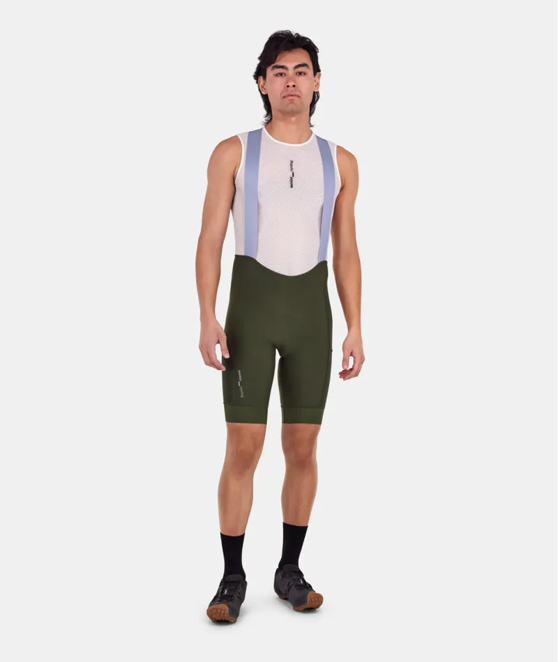 CARGO - MEN'S BIB SHORTS GREEN-1