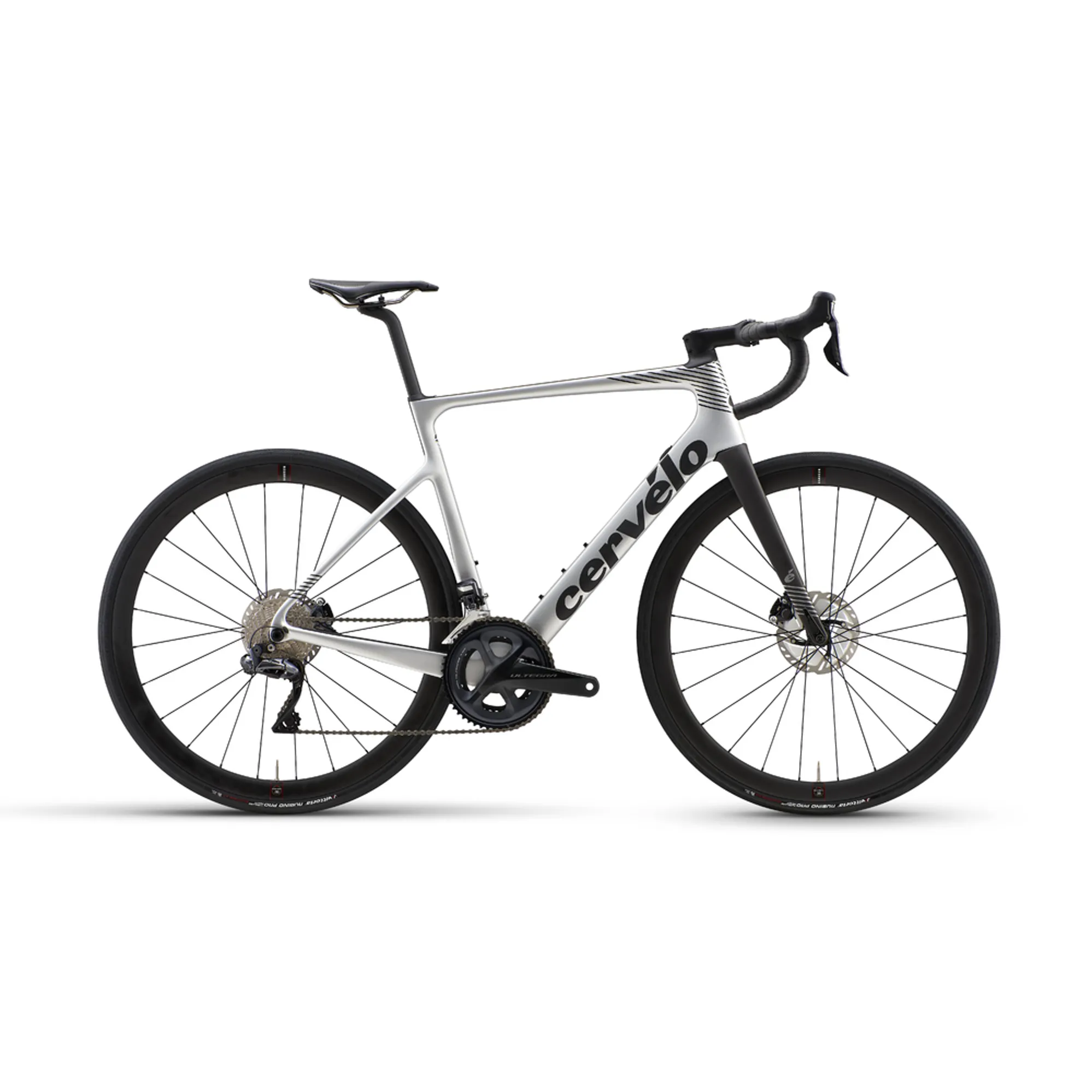 2021 Cervelo Caledonia 5 Unisex Carbon Road Bike Silver Black 56