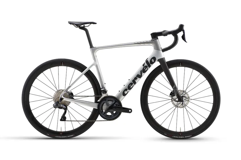 Cervelo Caledonia-5 Unisex Carbon Road Bike Silver/Black 54