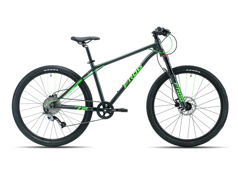Frog 72 MTB Metallic Grey  and  Neon Green