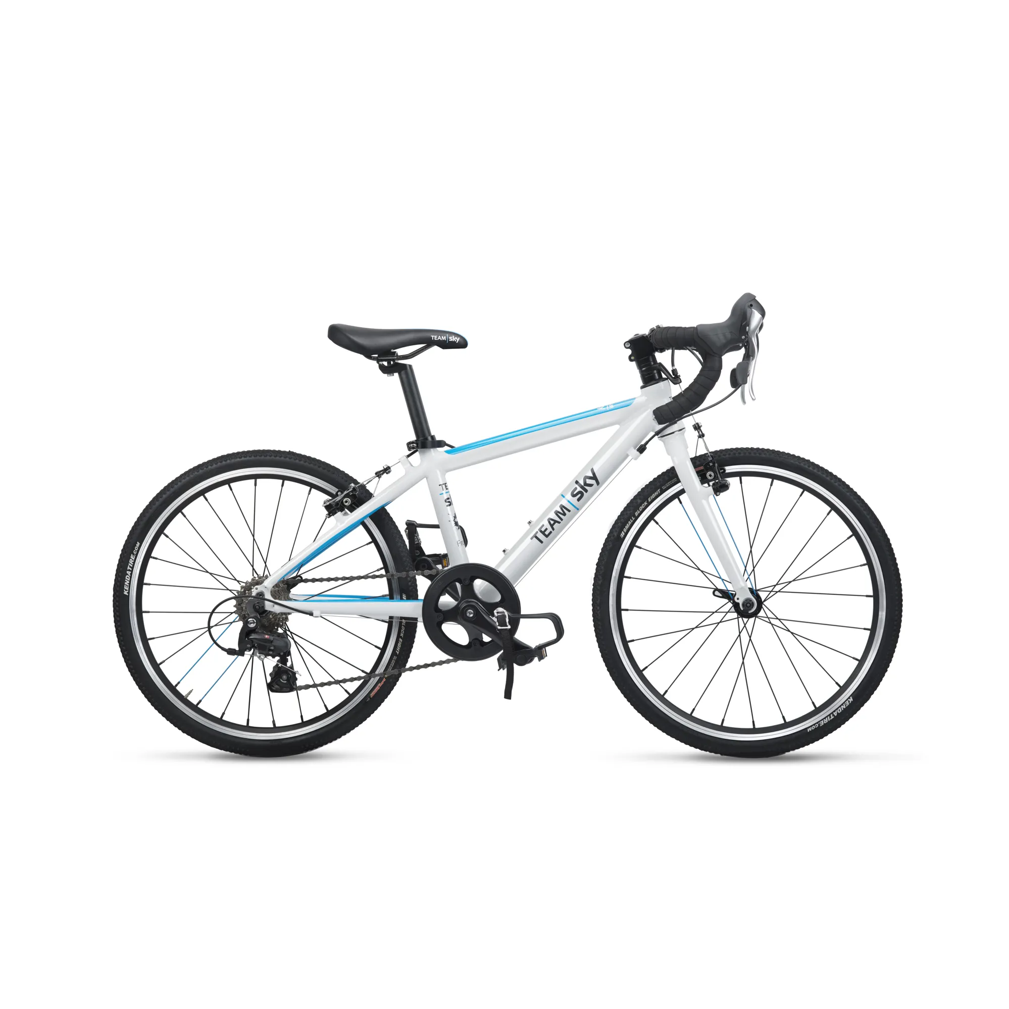 road bike kids frog 58 sky white