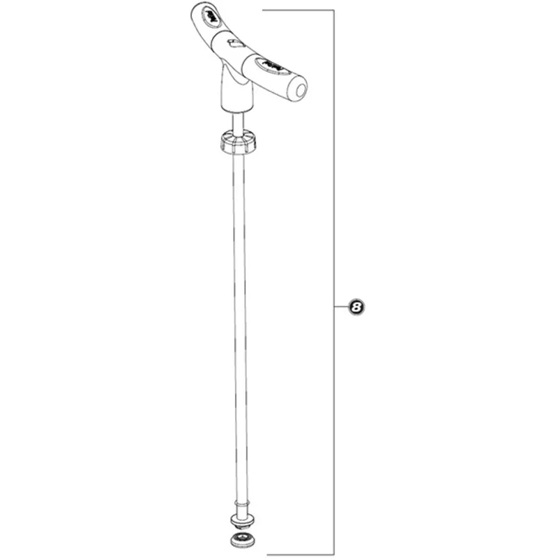 Park Tool PFP4 Plunger Assembly in Black