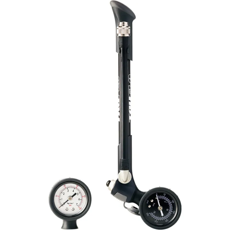 Truflo Singleshot Air Shock Pump in Silver