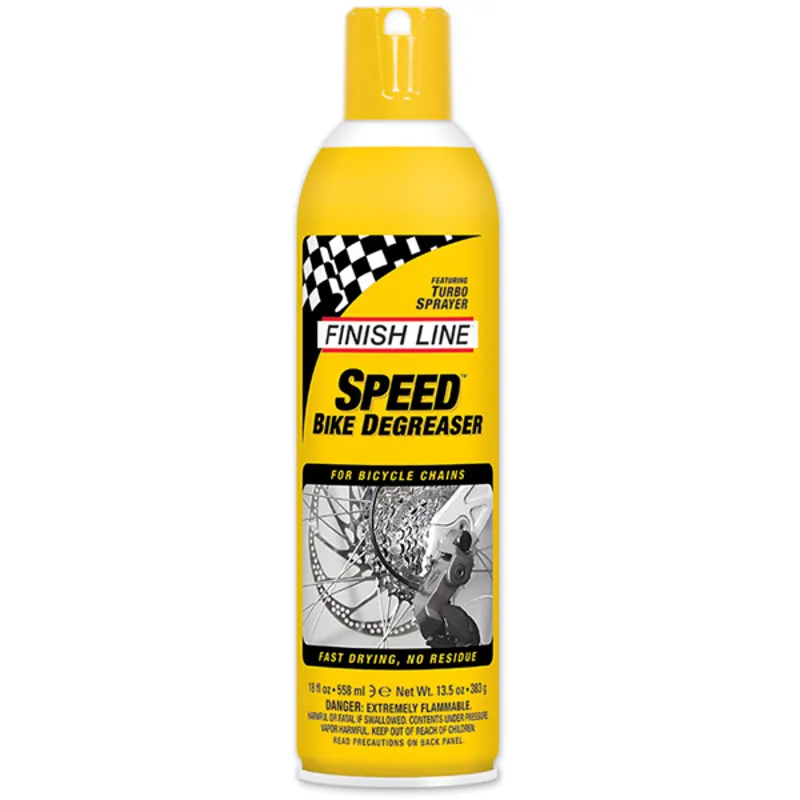Finish Line Speed Clean 18oz Degreaser Aerosol in Yellow