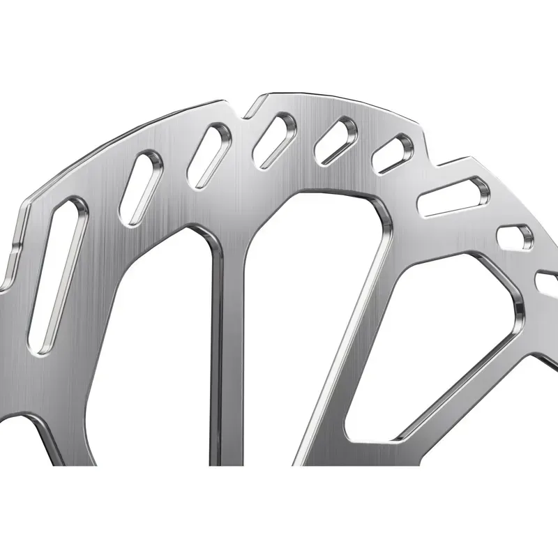 Shimano RT-CL750 200mm CL External Lockring DB Rotor in Silver/Black-5