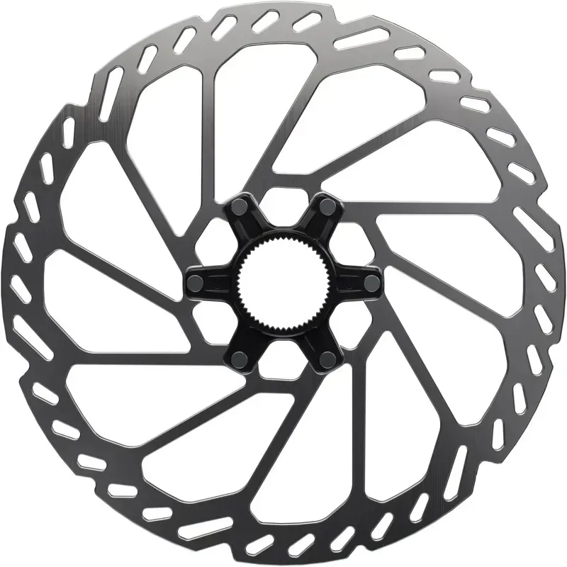Shimano RT-CL750 220mm CL External Lockring DB Rotor in Silver/Black-3
