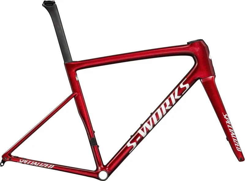 S-Works Tarmac SL8 Frameset in Viavi Red Gold Over Silver/Obsidian-2