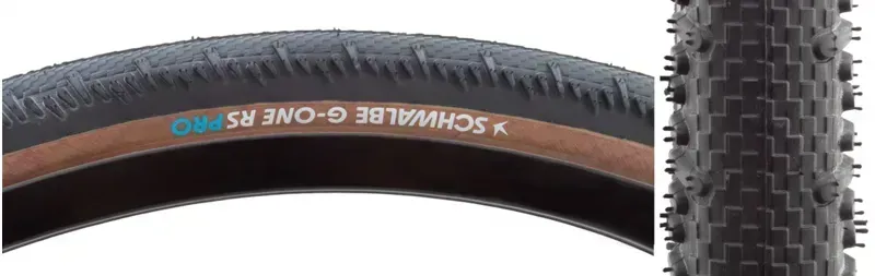 Schwalbe G-One RS PRO Tire 700x35mm EVO V-Guard Addix TLR in Black-1