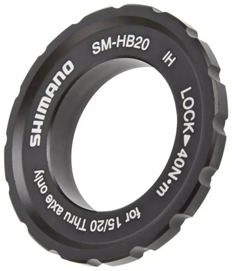 Shimano Spares HBM776 External Lock Ring and Washer in Black
