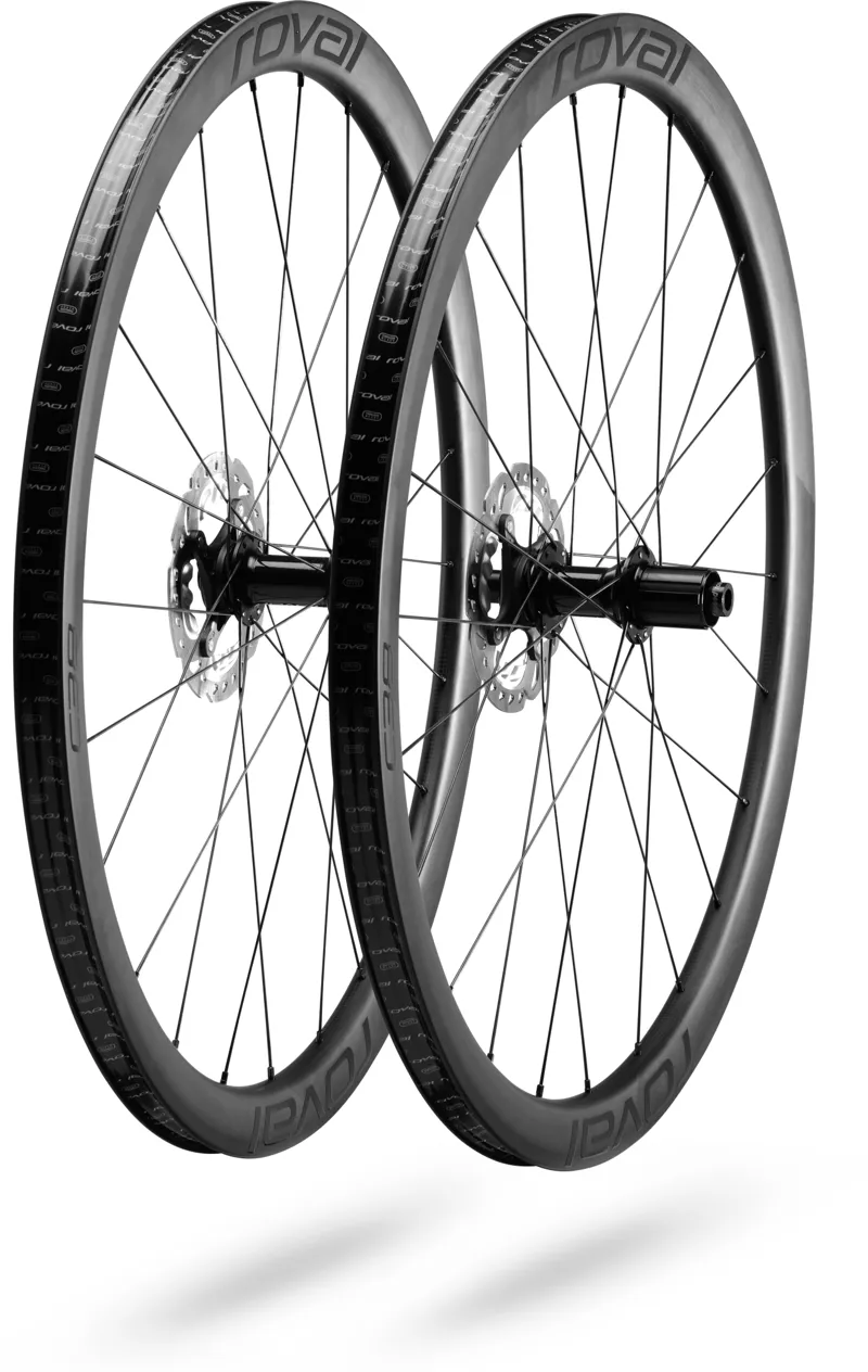 2021 Specialized Roval C 38 Disc Carbon Wheelset in Black