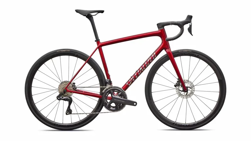Specialized Aethos 2 Pro Shimano Ultegra Di2 Road Bike in Gloss Red Sky