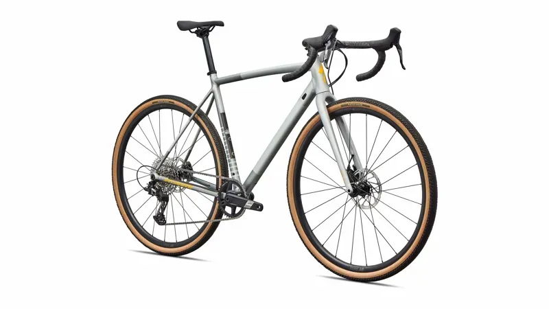 Specialized Crux DSW Comp Gravel Bike in Shadow Silver/Calinia Sunshine-1