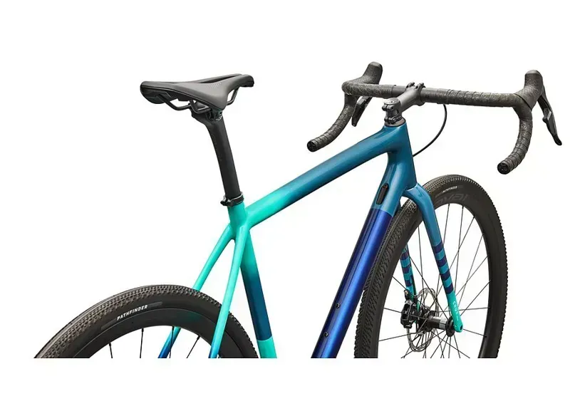 Specialized Crux Expert SRAM Rival XPLR AXS Gravel Bike in Grey Blue Lagoon-3