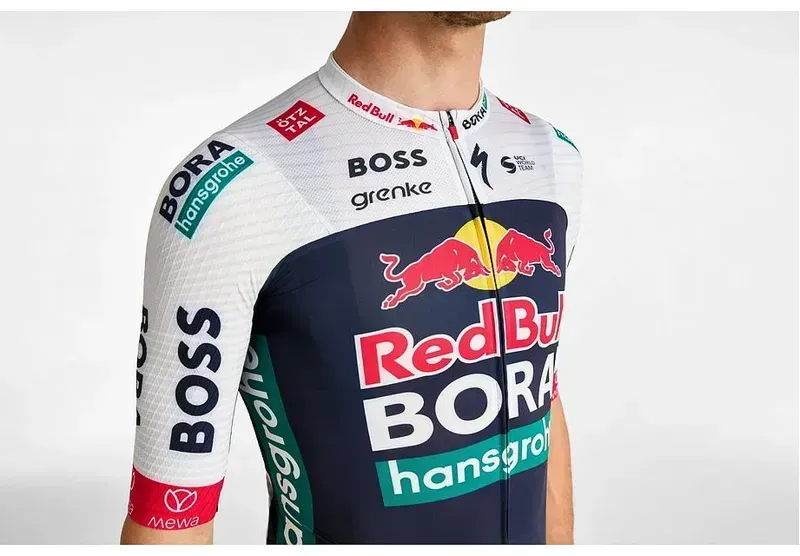 Specialized Red Bull BORA Hansgrohe Short Sleeve Race Jersey in Racing Blue/White-3