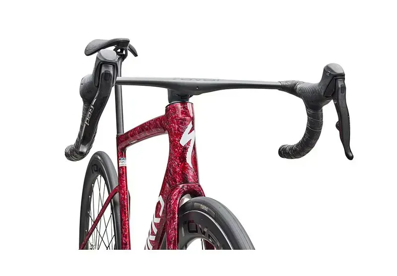 Specialized S-Works Tarmac SL8 SRAM RED AXS Road Bike in Redsky White Impasto-5