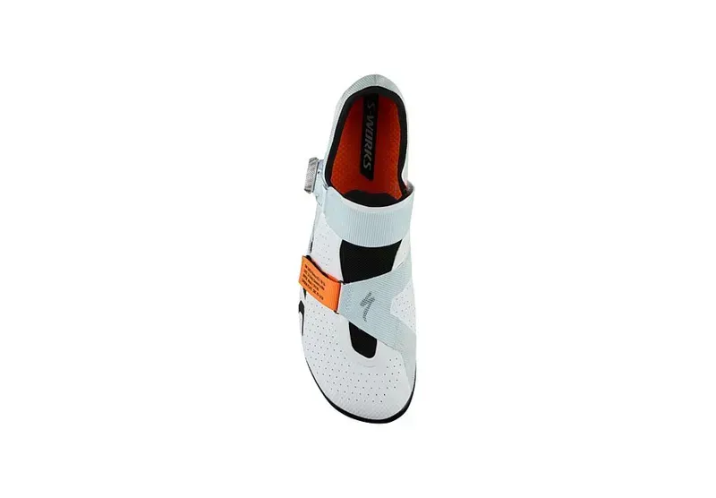 Specialized S-Works Torch Remco Cycling Shoe in White/Photon Orange-3