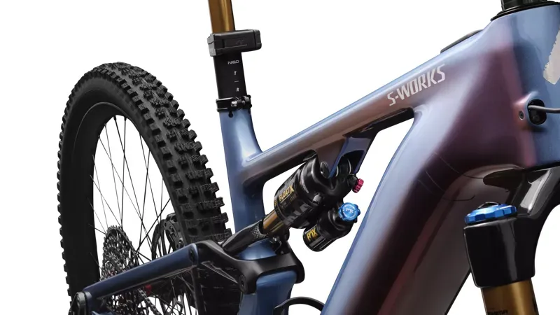 Specialized S-Works Turbo Levo 4 Small in Glacial Red/Black-11