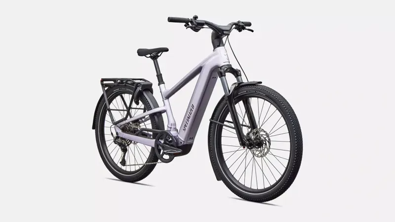 Specialized Turbo Vado 3 EVO 5.0 eHybrid Bike in Amethyst/Bordeaux-1
