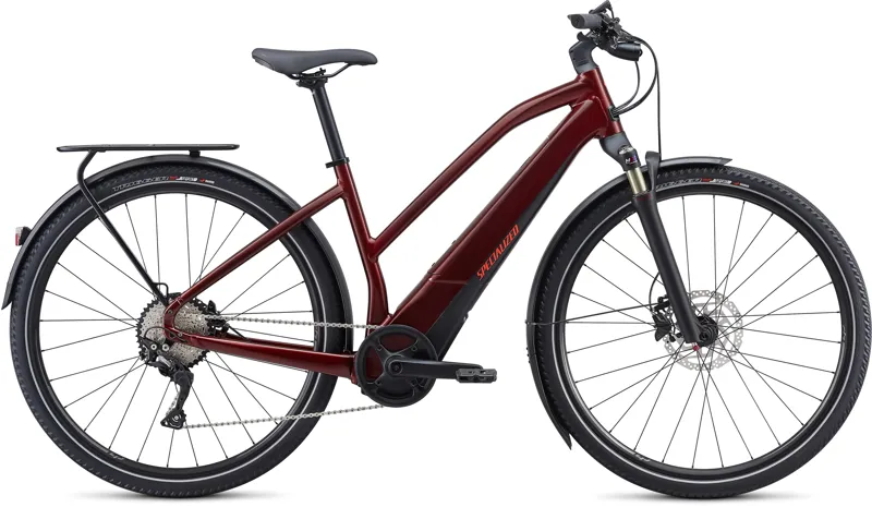 2020 Specialized Turbo Vado 4.0 Electric Hybrid Step-Thru in Red