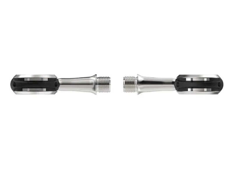 Speedplay Zero Stainless Pedals w/ Walkable Cleats in Black/Silver-4