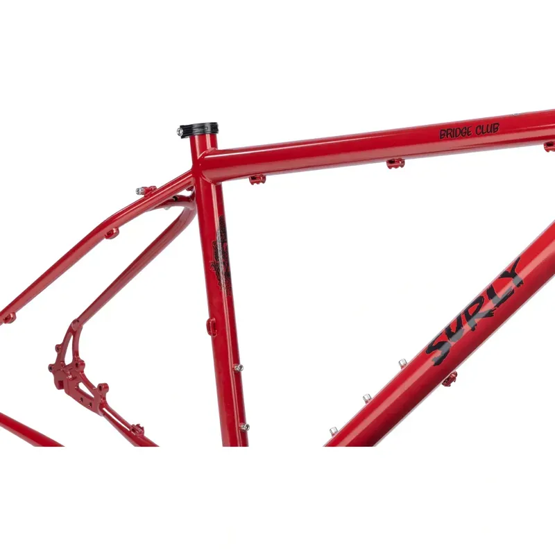 Surly Bridge Club Frameset in Lingering Cranberry-2