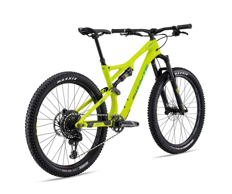 Whyte T-130C RS V1 Carbon Full Suspension Mountain Bike in Green-1