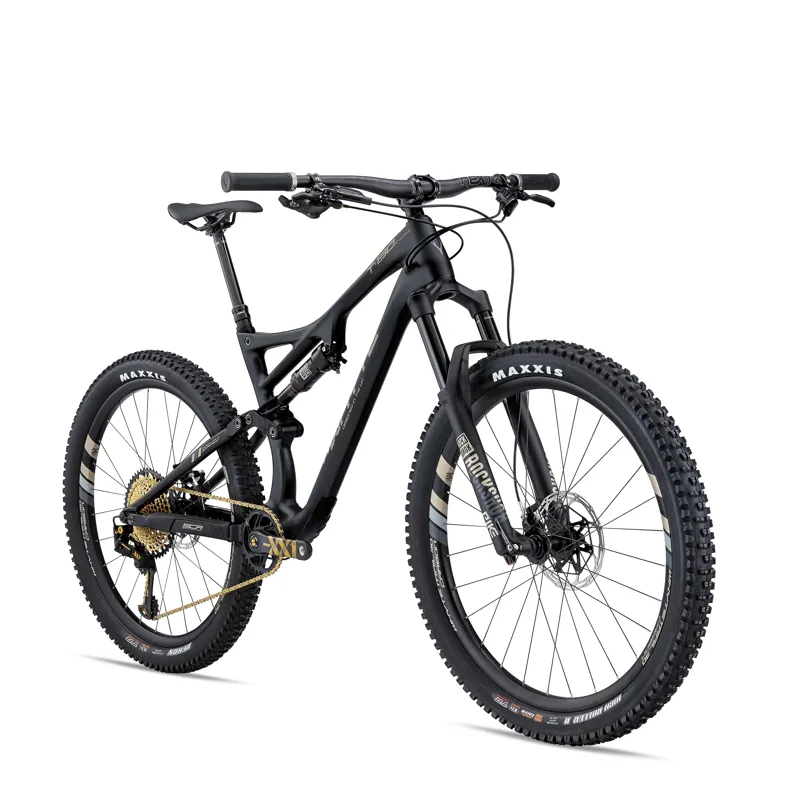 Whyte T-130C Works V1 Carbon Full Suspension Mountain Bike in Black-1